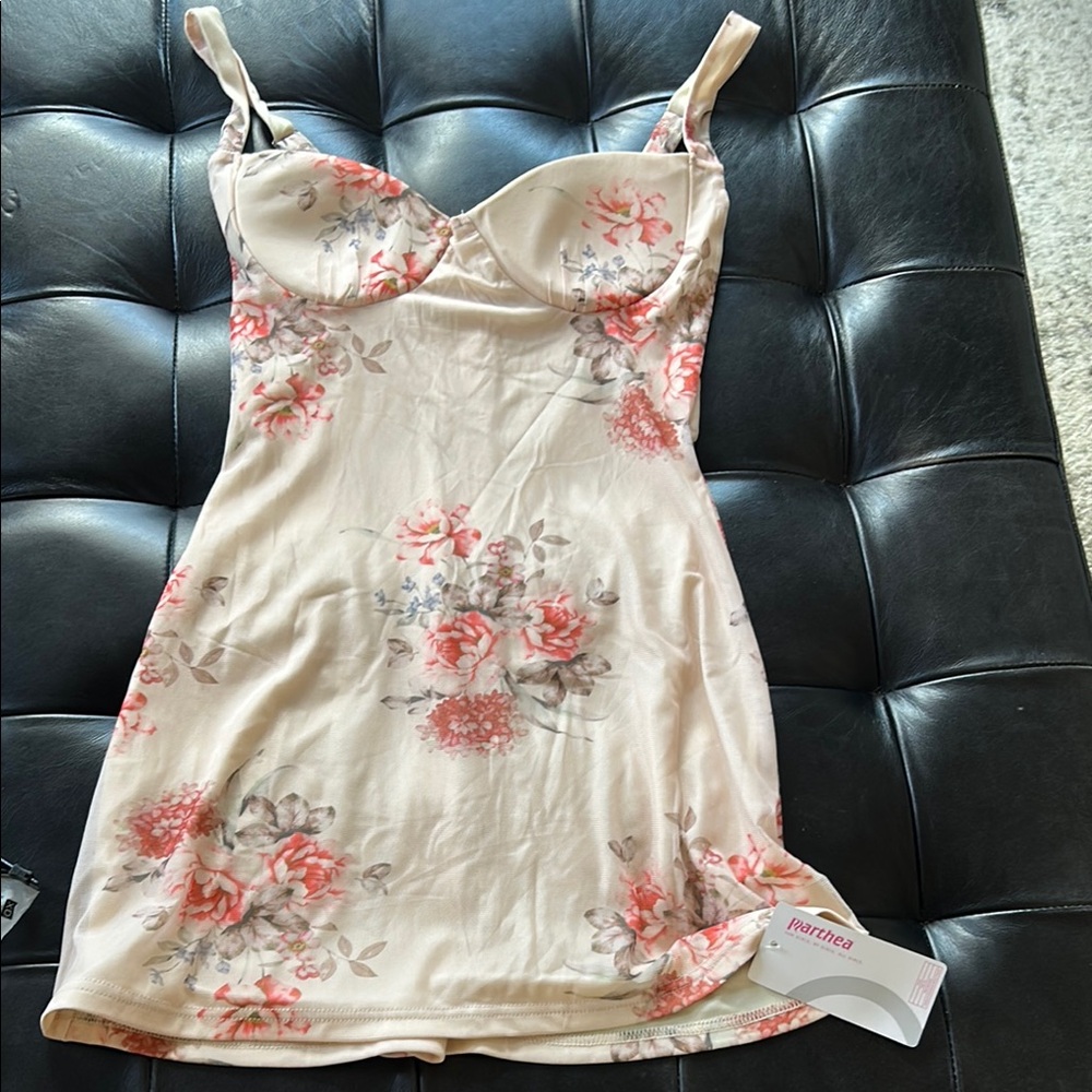 Floral Print mini Slip Dress